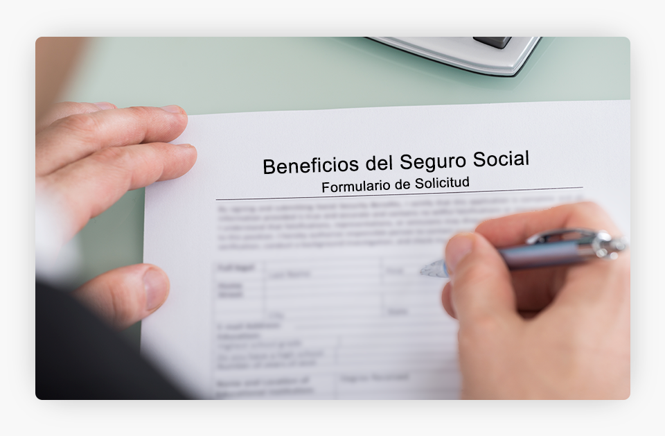 Formulario de Solicitud de Beneficios del Seguro Social