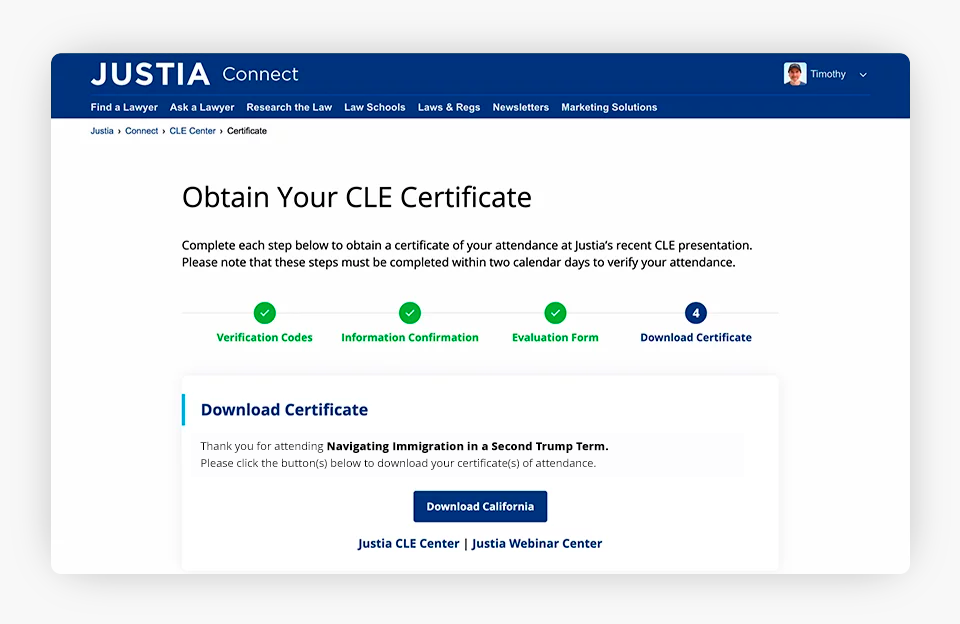 Imagen de Certificado CLE